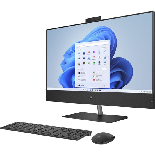 HP Pavilion 32-b0257c 31.5" Quad HD All-in-One Desktop Intel Core i7-12700T, 16GB DRAM, NVIDIA GeForce RTX 3050, 1TB SSD, Windows Home 11, Sparkling Black - Refurbished